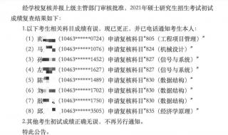 考研成绩复核有用吗